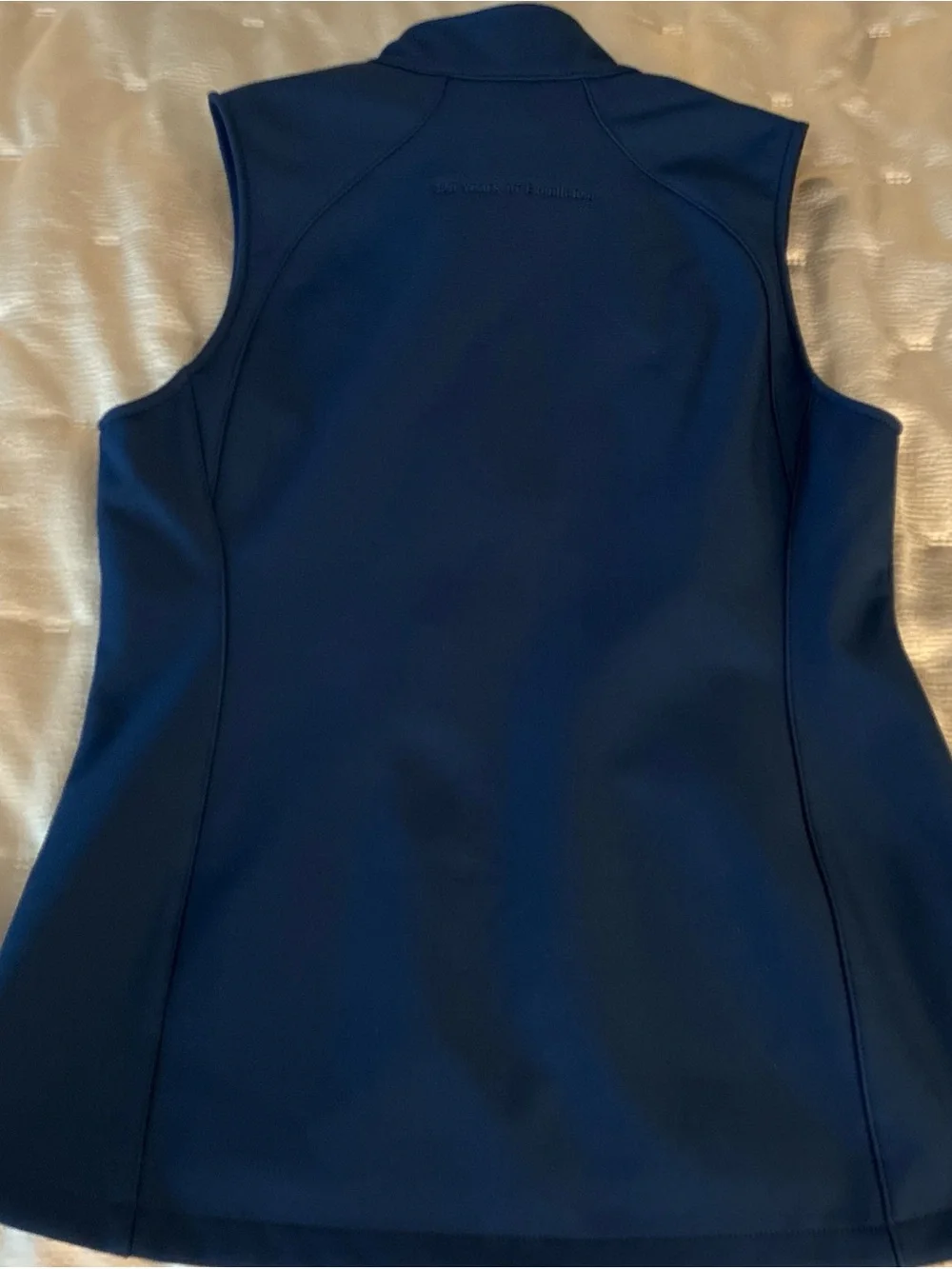 New Eddie Bauer Navy Sleeveless Softshell Vest